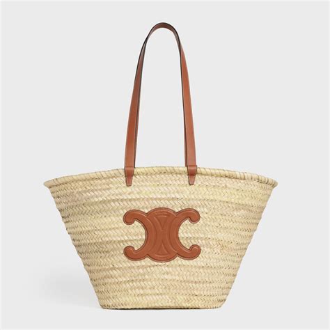 celine bag rafia|celine raffia beach bag.